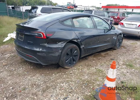 2024 Tesla Model 3 Long Range Dual Motor All-Wheel Drive из США, поврежденный, VIN 5YJ3E1EBXRF808966